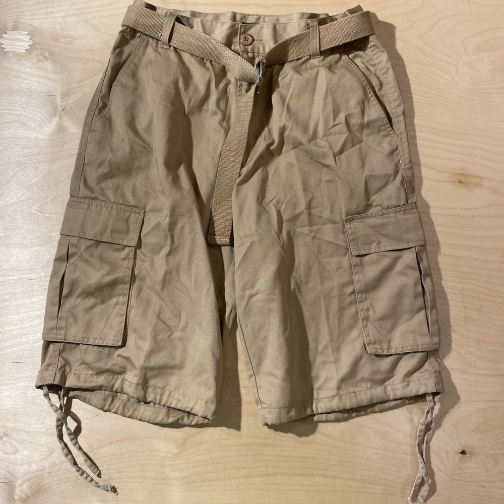 Street Men's Tan Cargo Shorts 36 (OT)